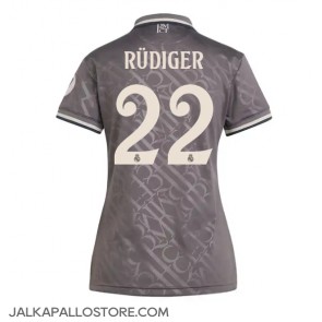 Real Madrid Antonio Rudiger #22 Kolmaspaita Naisten 2024-25 Lyhythihainen